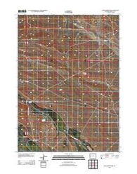 Budd Reservoir Wyoming Historical topographic map, 1:24000 scale, 7.5 X 7.5 Minute, Year 2012