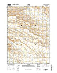 Budd Reservoir Wyoming Current topographic map, 1:24000 scale, 7.5 X 7.5 Minute, Year 2015