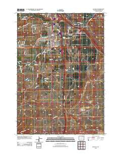 Buffalo Wyoming Historical topographic map, 1:24000 scale, 7.5 X 7.5 Minute, Year 2012