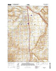 Buffalo Wyoming Current topographic map, 1:24000 scale, 7.5 X 7.5 Minute, Year 2015
