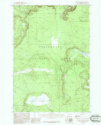 Buffalo Meadows Wyoming Historical topographic map, 1:24000 scale, 7.5 X 7.5 Minute, Year 1986