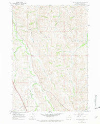 Buffalo Run Creek Wyoming Historical topographic map, 1:24000 scale, 7.5 X 7.5 Minute, Year 1967