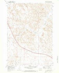 Buffalo SE Wyoming Historical topographic map, 1:24000 scale, 7.5 X 7.5 Minute, Year 1970