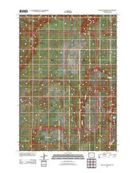 Buffalo Meadows Wyoming Historical topographic map, 1:24000 scale, 7.5 X 7.5 Minute, Year 2012