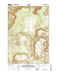 Buffalo Meadows Wyoming Current topographic map, 1:24000 scale, 7.5 X 7.5 Minute, Year 2015
