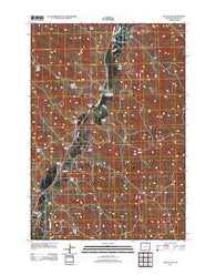 Buffalo NE Wyoming Historical topographic map, 1:24000 scale, 7.5 X 7.5 Minute, Year 2012