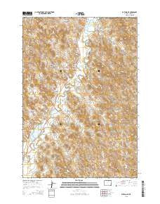 Buffalo NE Wyoming Current topographic map, 1:24000 scale, 7.5 X 7.5 Minute, Year 2015