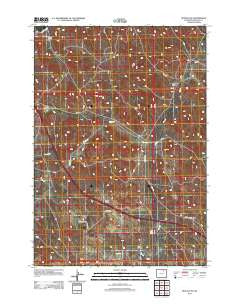 Buffalo SE Wyoming Historical topographic map, 1:24000 scale, 7.5 X 7.5 Minute, Year 2012