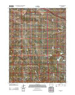 Buford Wyoming Historical topographic map, 1:24000 scale, 7.5 X 7.5 Minute, Year 2012