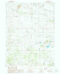 Buford Wyoming Historical topographic map, 1:24000 scale, 7.5 X 7.5 Minute, Year 1987