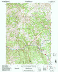 Bull Creek Wyoming Historical topographic map, 1:24000 scale, 7.5 X 7.5 Minute, Year 1996
