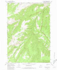 Bull Elk Park Wyoming Historical topographic map, 1:24000 scale, 7.5 X 7.5 Minute, Year 1964