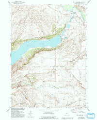 Bull Lake East Wyoming Historical topographic map, 1:24000 scale, 7.5 X 7.5 Minute, Year 1951