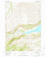 Bull Lake West Wyoming Historical topographic map, 1:24000 scale, 7.5 X 7.5 Minute, Year 1952