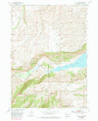 Bull Lake West Wyoming Historical topographic map, 1:24000 scale, 7.5 X 7.5 Minute, Year 1952