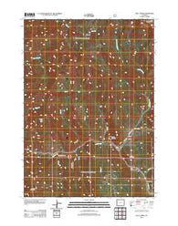 Bull Creek Wyoming Historical topographic map, 1:24000 scale, 7.5 X 7.5 Minute, Year 2012