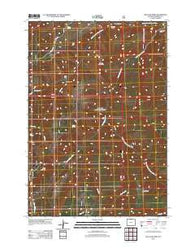 Bull Elk Park Wyoming Historical topographic map, 1:24000 scale, 7.5 X 7.5 Minute, Year 2012