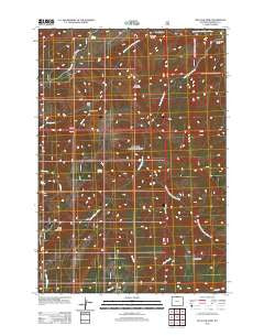 Bull Elk Park Wyoming Historical topographic map, 1:24000 scale, 7.5 X 7.5 Minute, Year 2012
