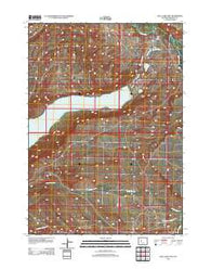 Bull Lake East Wyoming Historical topographic map, 1:24000 scale, 7.5 X 7.5 Minute, Year 2012