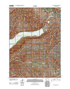 Bull Lake East Wyoming Historical topographic map, 1:24000 scale, 7.5 X 7.5 Minute, Year 2012
