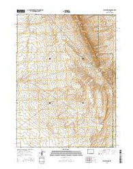 Bull Springs Wyoming Current topographic map, 1:24000 scale, 7.5 X 7.5 Minute, Year 2015