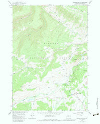 Burgess Junction Wyoming Historical topographic map, 1:24000 scale, 7.5 X 7.5 Minute, Year 1964