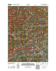 Burgess Junction Wyoming Historical topographic map, 1:24000 scale, 7.5 X 7.5 Minute, Year 2012
