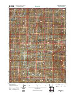 Burley Draw Wyoming Historical topographic map, 1:24000 scale, 7.5 X 7.5 Minute, Year 2012