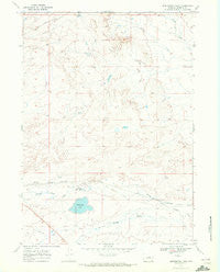 Burlington Lake Wyoming Historical topographic map, 1:24000 scale, 7.5 X 7.5 Minute, Year 1968
