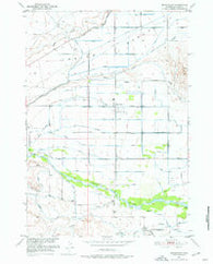 Burlington Wyoming Historical topographic map, 1:24000 scale, 7.5 X 7.5 Minute, Year 1951