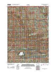 Burlington Lake Wyoming Historical topographic map, 1:24000 scale, 7.5 X 7.5 Minute, Year 2012