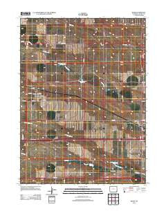 Burns Wyoming Historical topographic map, 1:24000 scale, 7.5 X 7.5 Minute, Year 2012