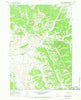 Burnt Mountain Wyoming Historical topographic map, 1:24000 scale, 7.5 X 7.5 Minute, Year 1965