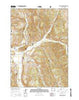 Burnt Mountain Wyoming Current topographic map, 1:24000 scale, 7.5 X 7.5 Minute, Year 2015