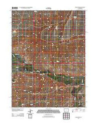 Burntfork Wyoming Historical topographic map, 1:24000 scale, 7.5 X 7.5 Minute, Year 2012