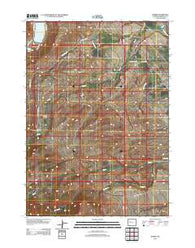 Burris Wyoming Historical topographic map, 1:24000 scale, 7.5 X 7.5 Minute, Year 2012