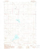 Bush Lake Wyoming Historical topographic map, 1:24000 scale, 7.5 X 7.5 Minute, Year 1989