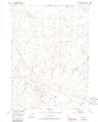 Butte Well Wyoming Historical topographic map, 1:24000 scale, 7.5 X 7.5 Minute, Year 1952