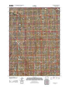 Butte Well Wyoming Historical topographic map, 1:24000 scale, 7.5 X 7.5 Minute, Year 2012