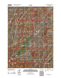 Buzzard Ranch Wyoming Historical topographic map, 1:24000 scale, 7.5 X 7.5 Minute, Year 2012