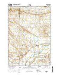 Byron Wyoming Current topographic map, 1:24000 scale, 7.5 X 7.5 Minute, Year 2015