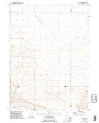 C S Ranch Wyoming Historical topographic map, 1:24000 scale, 7.5 X 7.5 Minute, Year 1990