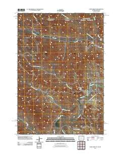 Cabin Creek NE Wyoming Historical topographic map, 1:24000 scale, 7.5 X 7.5 Minute, Year 2011