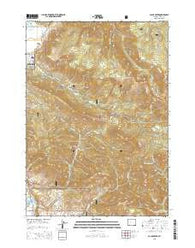 Cache Creek Wyoming Current topographic map, 1:24000 scale, 7.5 X 7.5 Minute, Year 2015