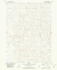 Calf Draw Wyoming Historical topographic map, 1:24000 scale, 7.5 X 7.5 Minute, Year 1981