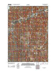 Calf Creek Wyoming Historical topographic map, 1:24000 scale, 7.5 X 7.5 Minute, Year 2012