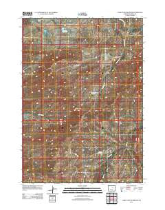 Camel Hump Reservoir Wyoming Historical topographic map, 1:24000 scale, 7.5 X 7.5 Minute, Year 2012