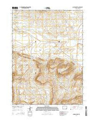Cameron Creek Wyoming Current topographic map, 1:24000 scale, 7.5 X 7.5 Minute, Year 2015