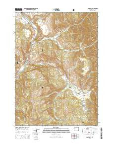 Camp Davis Wyoming Current topographic map, 1:24000 scale, 7.5 X 7.5 Minute, Year 2015