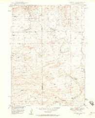 Campbell Hill Wyoming Historical topographic map, 1:24000 scale, 7.5 X 7.5 Minute, Year 1949